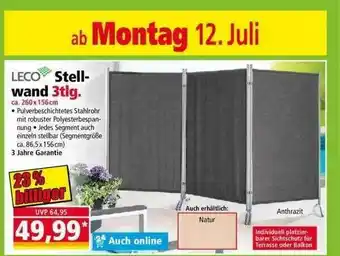 Norma Leco Stellwand 3tlg Angebot