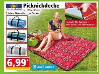 Norma Solax-sunshine Picknickdecke Angebot