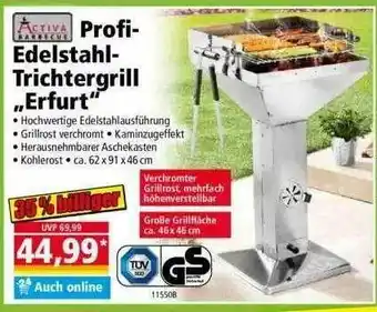 Norma Activa Profi-edelstahl-trichtergrill „erfurt” Angebot