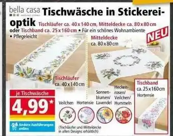 Norma Bella Casa Tischwäsche In Stickereioptik Angebot