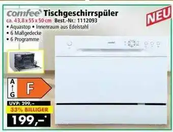 Norma24 Comfee Tischgeschirrspüler Angebot