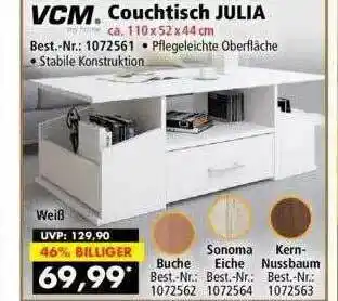 Norma24 Vcm Couchtisch Julia Angebot