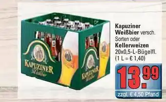 alldrink Kapuziner Weißbier Oder Kellerweizen Angebot