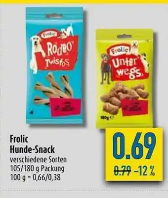 diska Frolic Hunde-snack Angebot