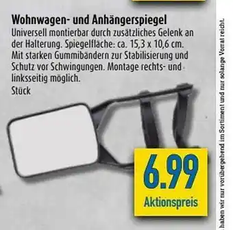 diska Wohnwagen Und Anhängerspiegel Angebot