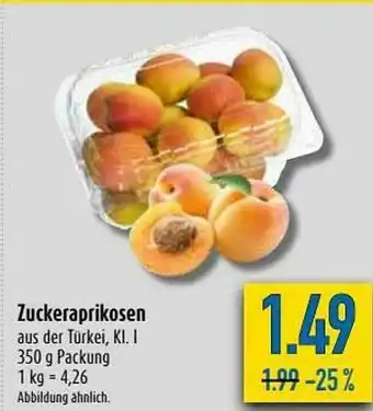 diska Zuckeraprikosen Angebot