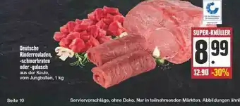 Edeka Deutsche Rinderrouladen Schmorbraten Oder Gulasch Angebot