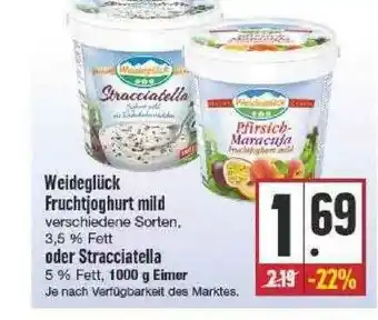 Edeka Weideglück Fruchtjoghurt Mild Oder Stracciatella Angebot