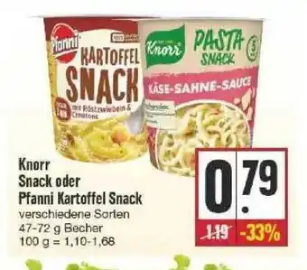 Edeka Knorr Snack Oder Pfanni Kartoffel Snack Angebot