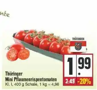 Edeka Thüringer Mini Pflaumenrispentomaten Angebot