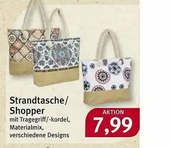 Feneberg Strandtasche Oder Shopper Angebot