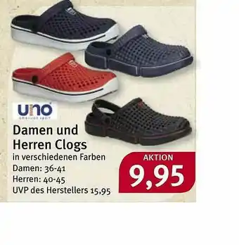 Feneberg Uno Damen Und Herren Clogs Angebot