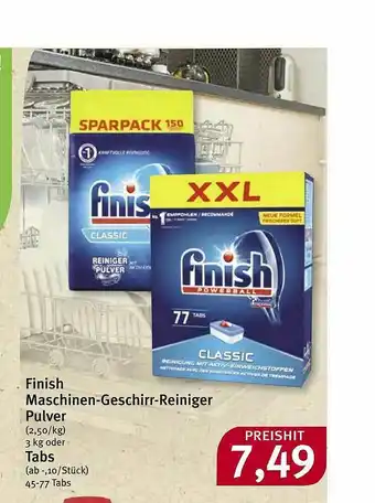 Feneberg Finish Maschinen-geschirr-reiniger Pulver Angebot