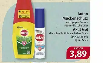 Feneberg Autan Mückenschutz Oder Akut Gel Angebot