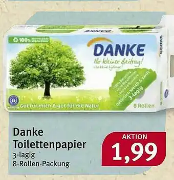 Feneberg Danke Toilettenpapier Angebot