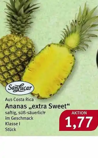 Feneberg Sanlucar Ananas „extra Sweet” Angebot