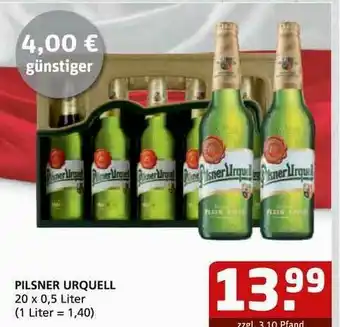 Getränke Quelle Pilsner Urquell Angebot