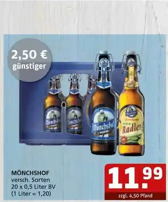 Getränke Quelle Mönchshof Angebot