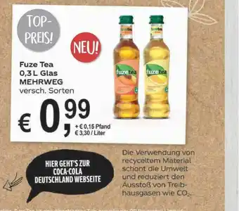 Getränke Quelle Fuze Tea Angebot