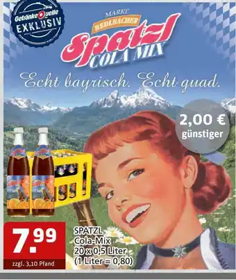 Getränke Quelle Spatzl Cola-mix Angebot