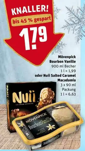 REWE Kaufpark Mövenpick Bourbon Vanille Oder Nuii Salted Caramel Macadamia Angebot