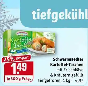 REWE Kaufpark Schwarmstedter Kartoffel-taschen Angebot