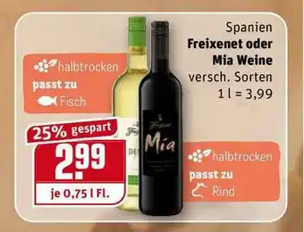 REWE Kaufpark Freixenet Oder Mia Weine Angebot