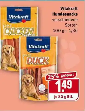 REWE Kaufpark Vitakraft Hundesnacks Angebot