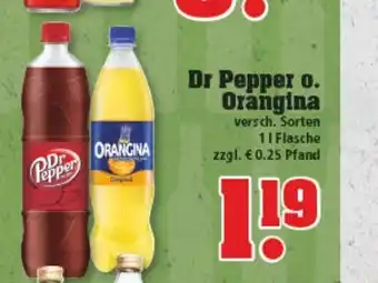 trinkgut Dr. Pepper o. Orangina 1L Angebot