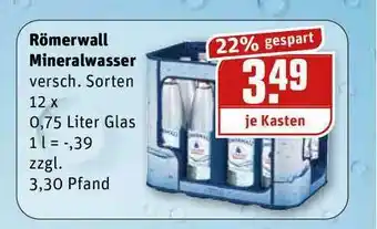 REWE Kaufpark Römerwall Mineralwasser Angebot