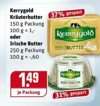 REWE Kaufpark Kerrygold Kräuterbutter Oder Irische Butter Angebot