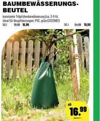 Leitermann Baumarkt Baumbewässerungsbeutel Angebot