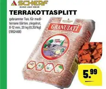 Leitermann Baumarkt Scherf Terrakottasplitt Angebot