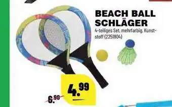 Leitermann Baumarkt Beach Ball Schläger Angebot