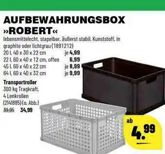 Leitermann Baumarkt Aufbewahrungsbox „robert” Angebot