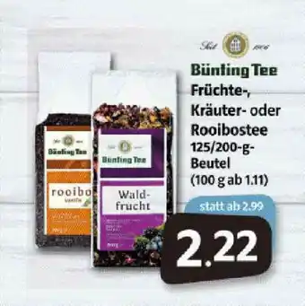 Markant Markt Bünting Tee Früchter, Kräuter Oder Rooibostee Angebot