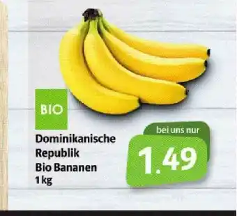 Markant Markt Dominikanische Republik Bio Bananen Angebot