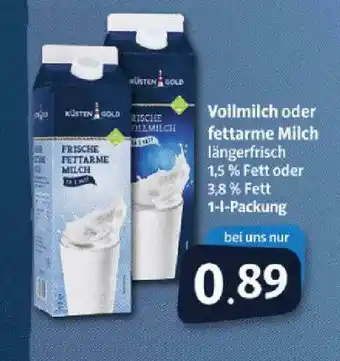 Markant Markt Vollmilch Oder Fettarme Milch Angebot