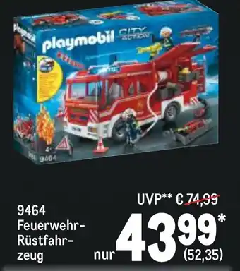 METRO Playmobil 9464 Feuerwehr Rüstfahrzeug Angebot