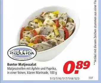 Marktkauf Frisch & Fein Bunter Matjessalat Angebot