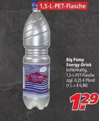 Marktkauf Big Pump Energy Drink Angebot