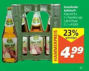 Marktkauf Sönnländer Apfelsaft Angebot