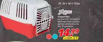 Marktkauf Jollypaw Transportbox Angebot