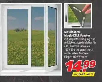 Marktkauf Moskitonetz Magic Klick Fenster Angebot