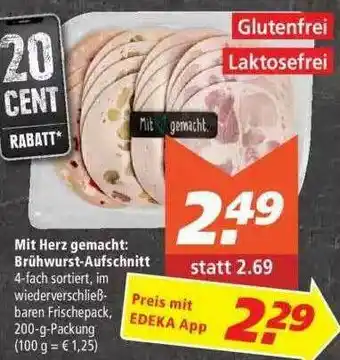 Marktkauf Mit Herz Gemacht: Brühwurst-aufschnitt Angebot