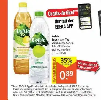 Marktkauf Volvic Touch Oder Tee Angebot