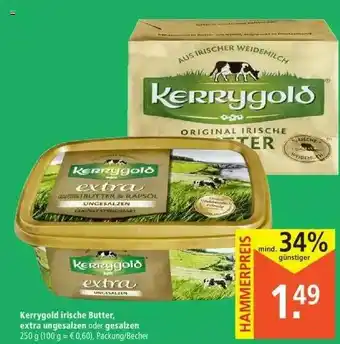 Marktkauf Kerrygold Irische Butter, Extra Ungesalzen Oder Gesalzen Angebot