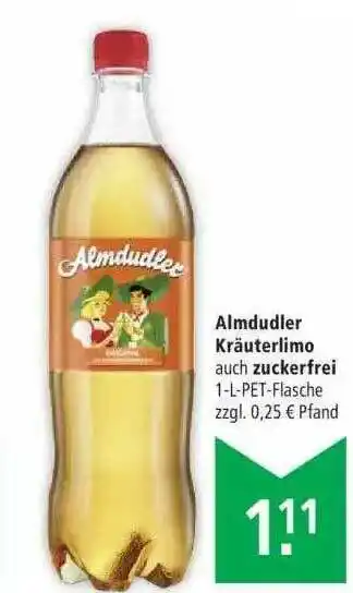 Marktkauf Almdudler Kräuterlimo Auch Zuckerfrei Angebot