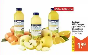 Marktkauf Sanlucar Säfte Orangen, Opal-apfel Oder Clementinen Angebot