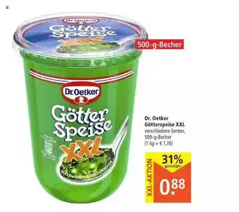 Marktkauf Dr Oetker Götterspeise XXL Angebot